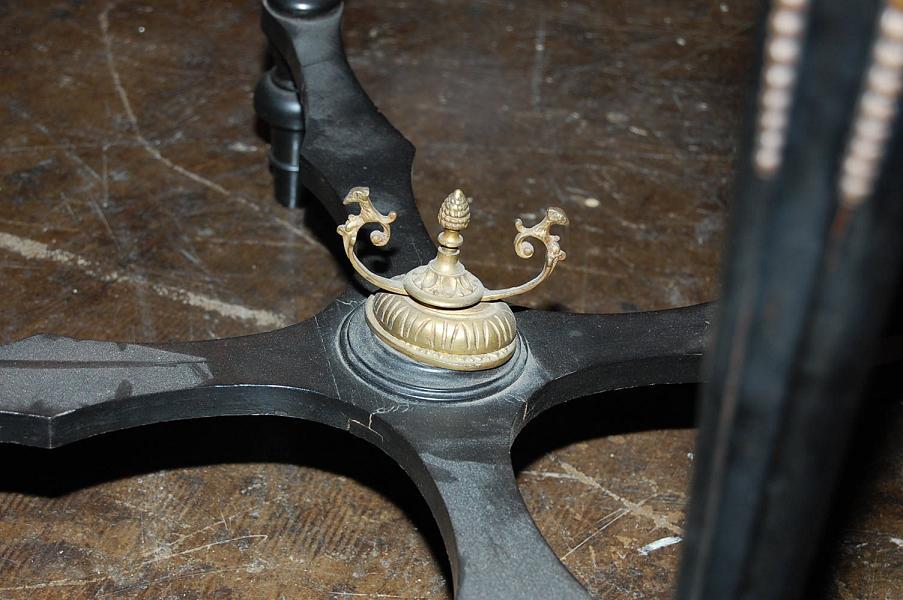 French Marquetry Drop Leaf Side Table