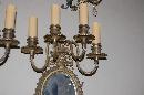 Pair Mirrored Girandole Sconces