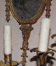 Pair Mirrored Girandole Sconces