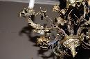 French Gilt Brass Chandelier