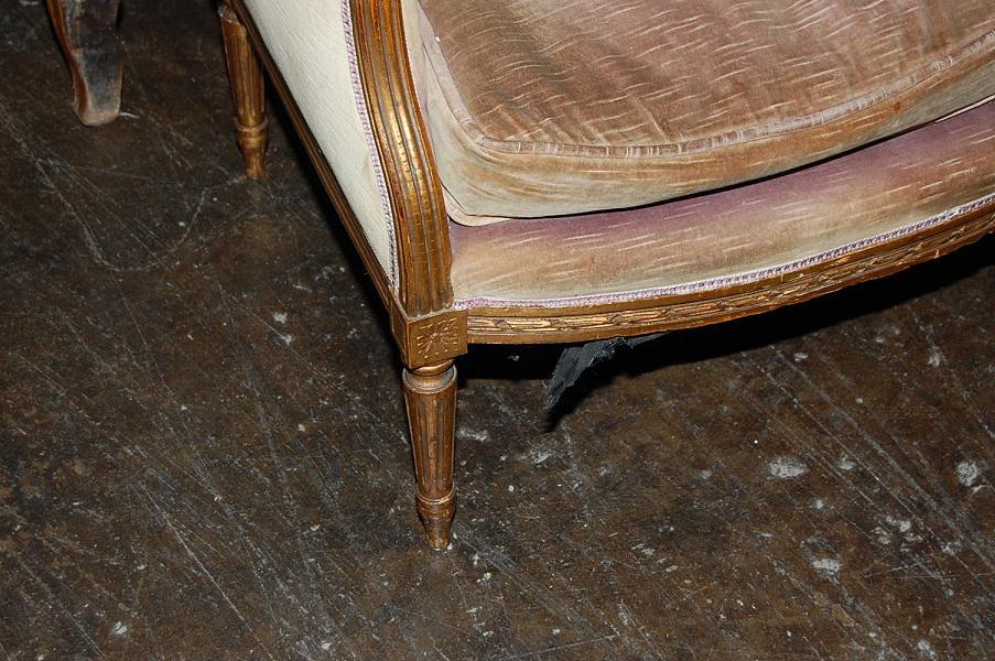 Pair Louis XV Bergeres
