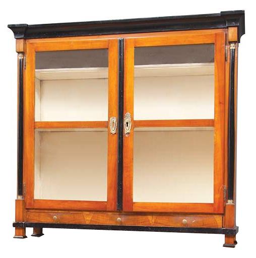 Biedermeier Ebonized Cherry Cabinet