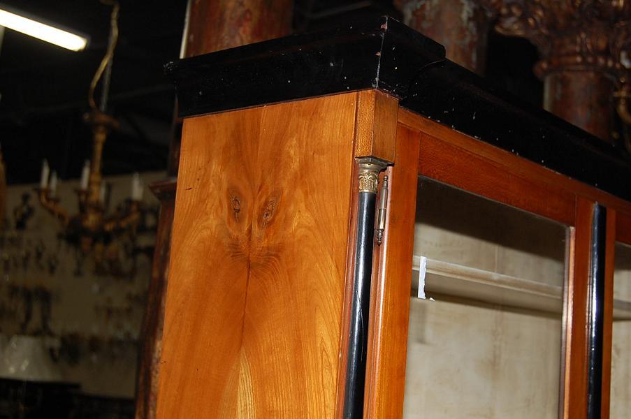 Biedermeier Ebonized Cherry Cabinet