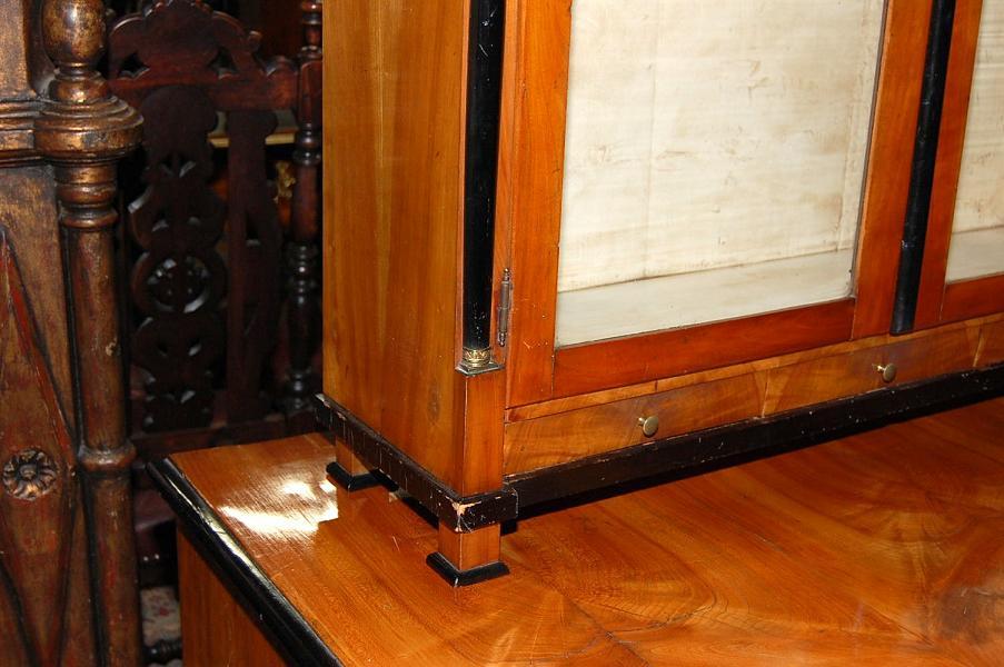 Biedermeier Ebonized Cherry Cabinet