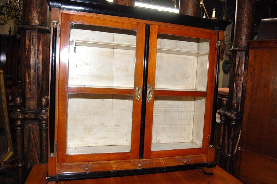 Biedermeier Ebonized Cherry Cabinet