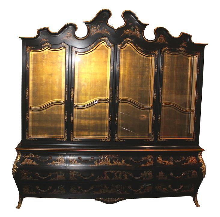 Chinoiserie Breakfront Cabinet