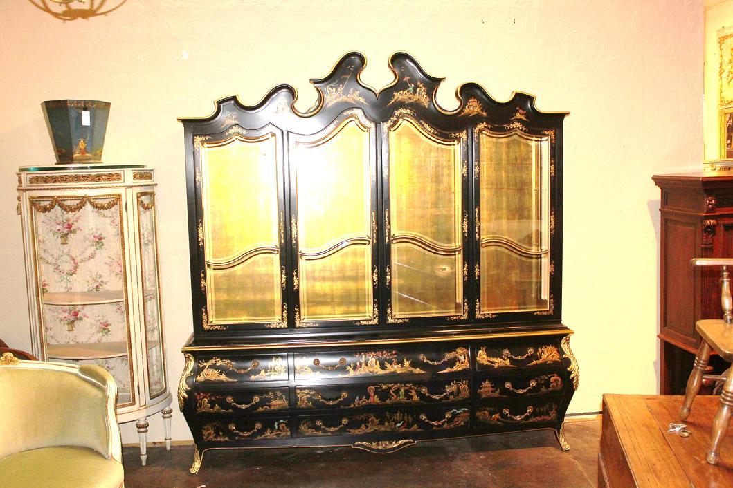 Chinoiserie Breakfront Cabinet