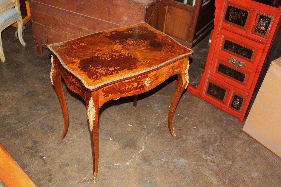French Marquetry Table