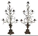 Pair Silver Candelabra