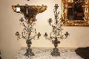 Pair Silver Candelabra