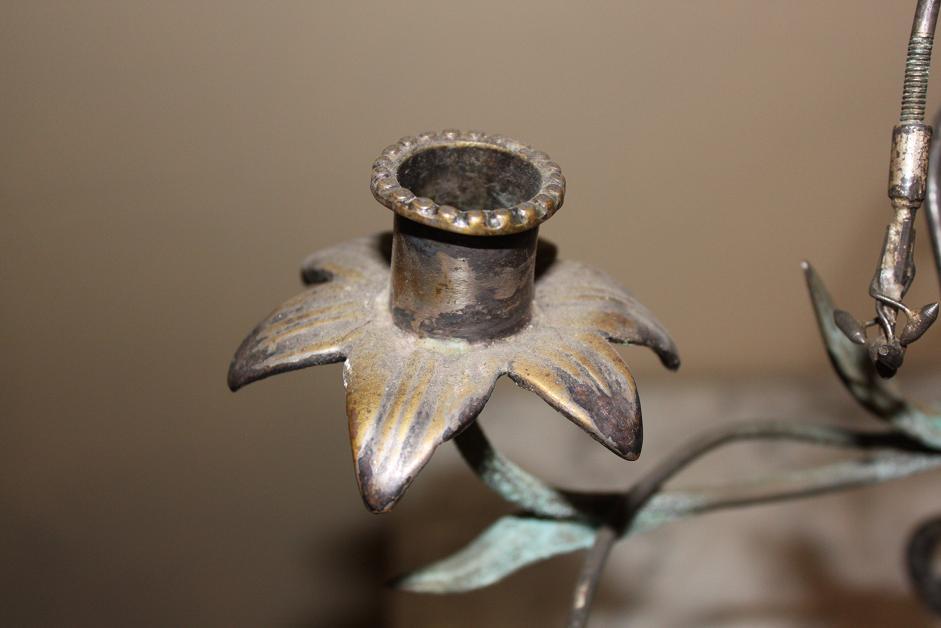 Pair Silver Candelabra