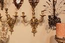 Fine Pair Bronze Sconces