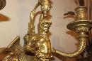 Fine Pair Bronze Sconces