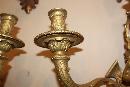 Fine Pair Bronze Sconces