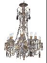 Continental Crystal Chandelier