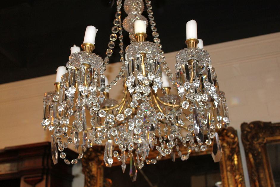 Continental Crystal Chandelier