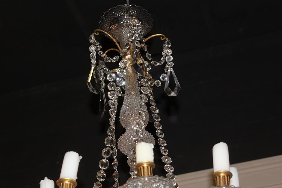 Continental Crystal Chandelier