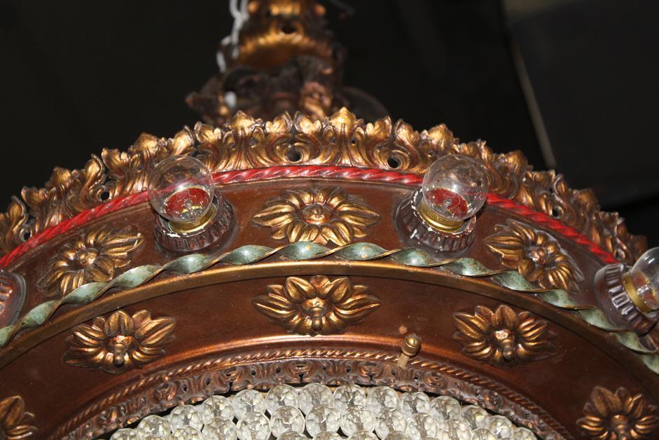 Continental Beaded Crystal Lantern