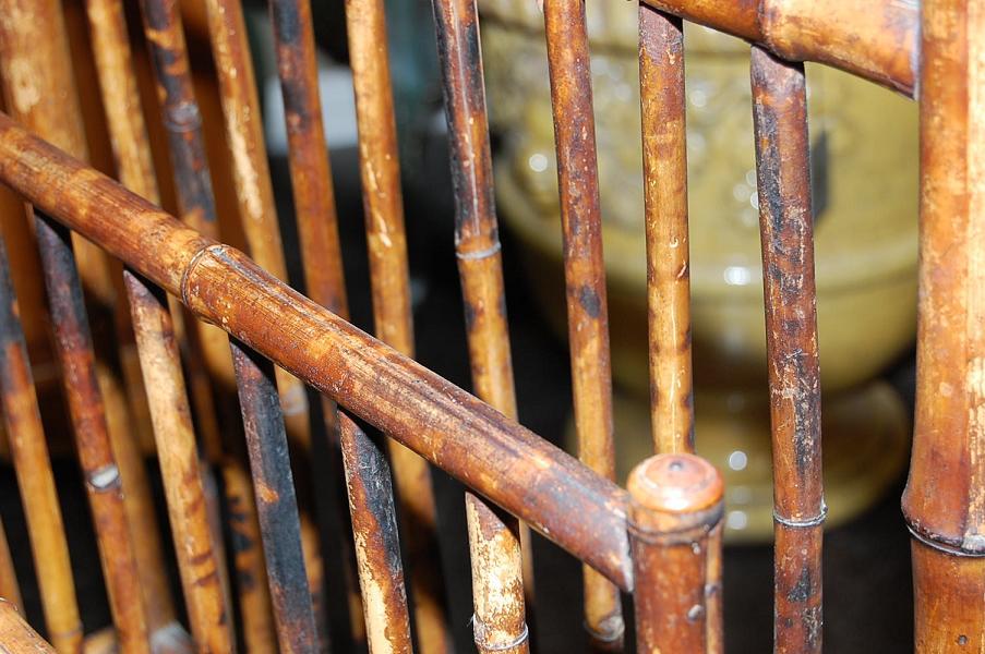 Oriental Bamboo Magazine Rack