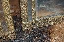 Companion Pair Brass Embossed Mirrors