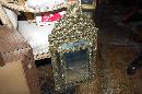 Companion Pair Brass Embossed Mirrors