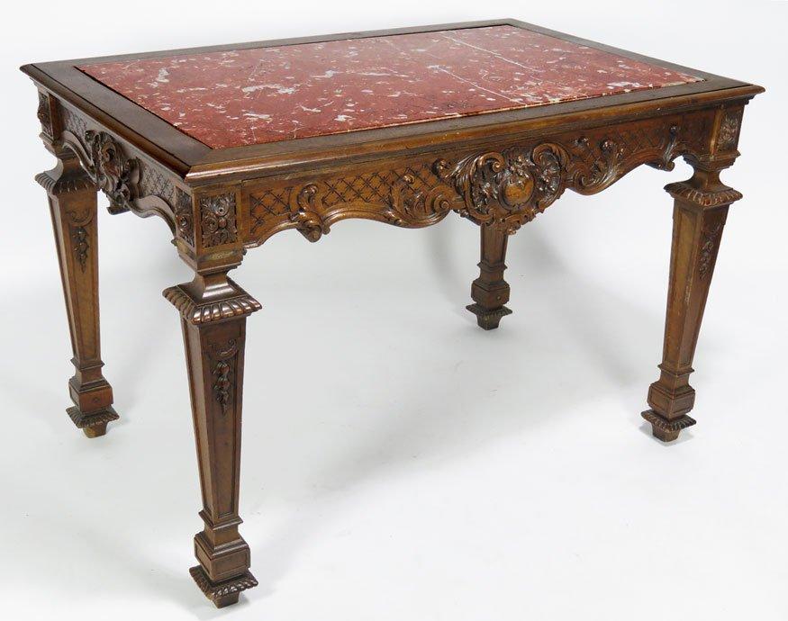 French Carved Center Table