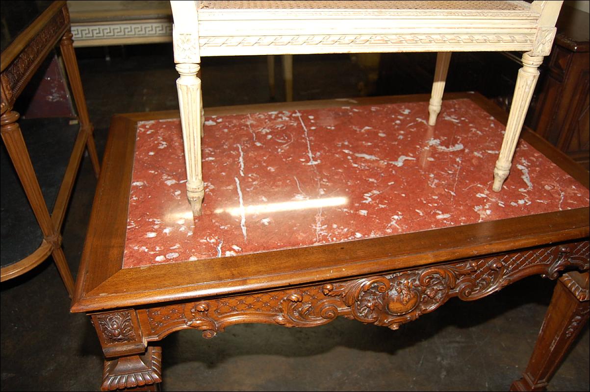 French Carved Center Table