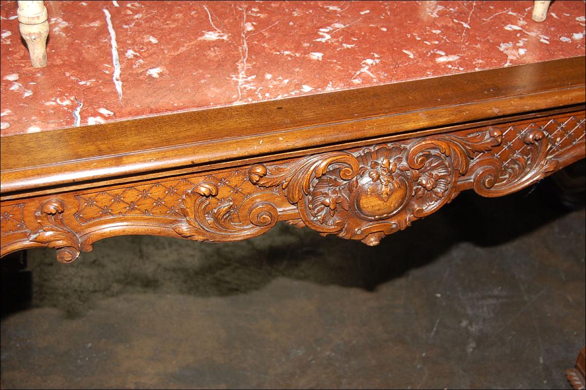French Carved Center Table