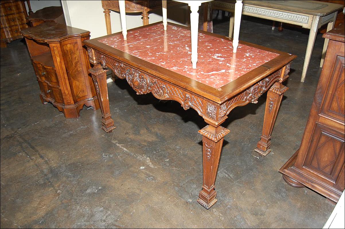 French Carved Center Table