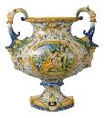 Italian Faience Urn
