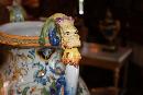 Italian Faience Urn