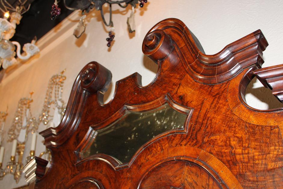 Italian Burl Walnut Secretary