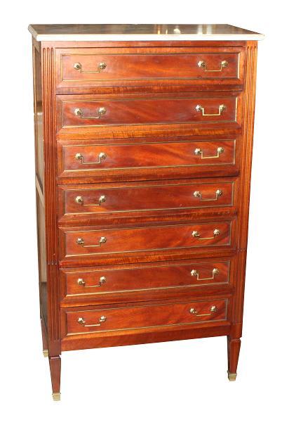 Tall Directoire Chest