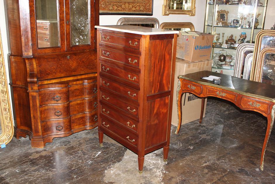 Tall Directoire Chest