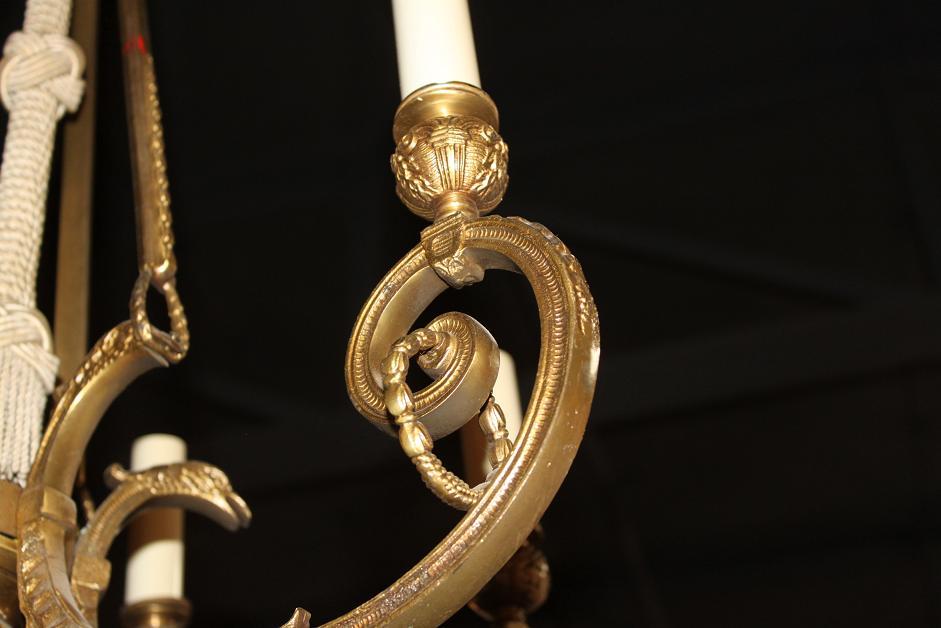 French Bronze Chandelier
