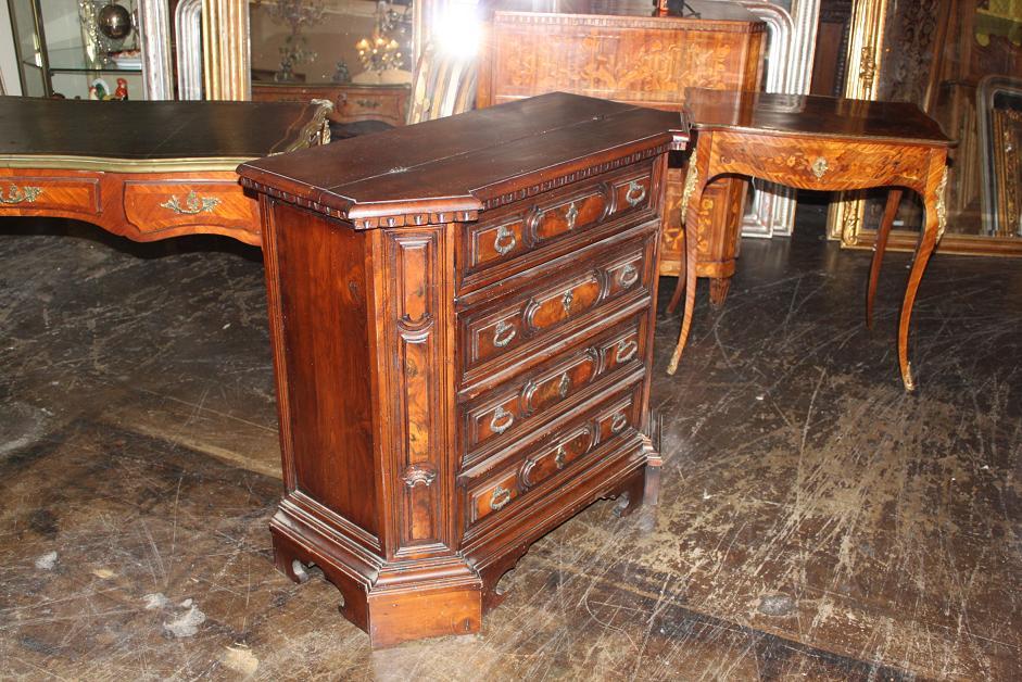 Italian Walnut Bureau Chest