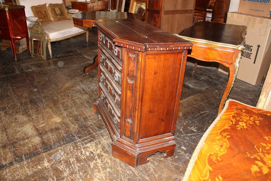 Italian Walnut Bureau Chest