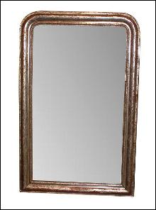 Silver Louis Philippe Mirror