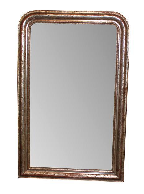 Silver Louis Philippe Mirror