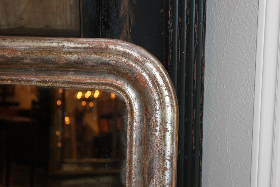 Silver Louis Philippe Mirror