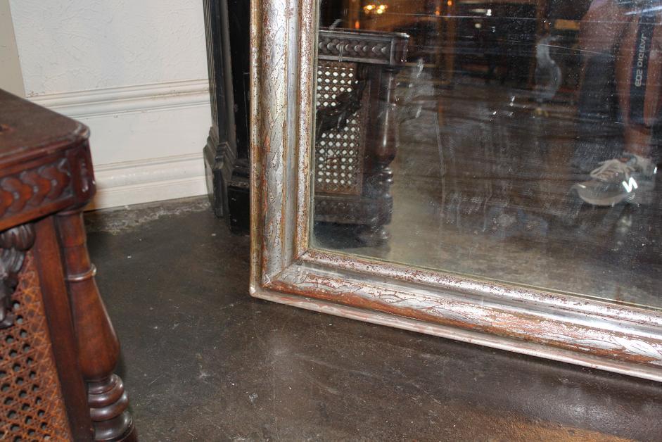 Silver Louis Philippe Mirror