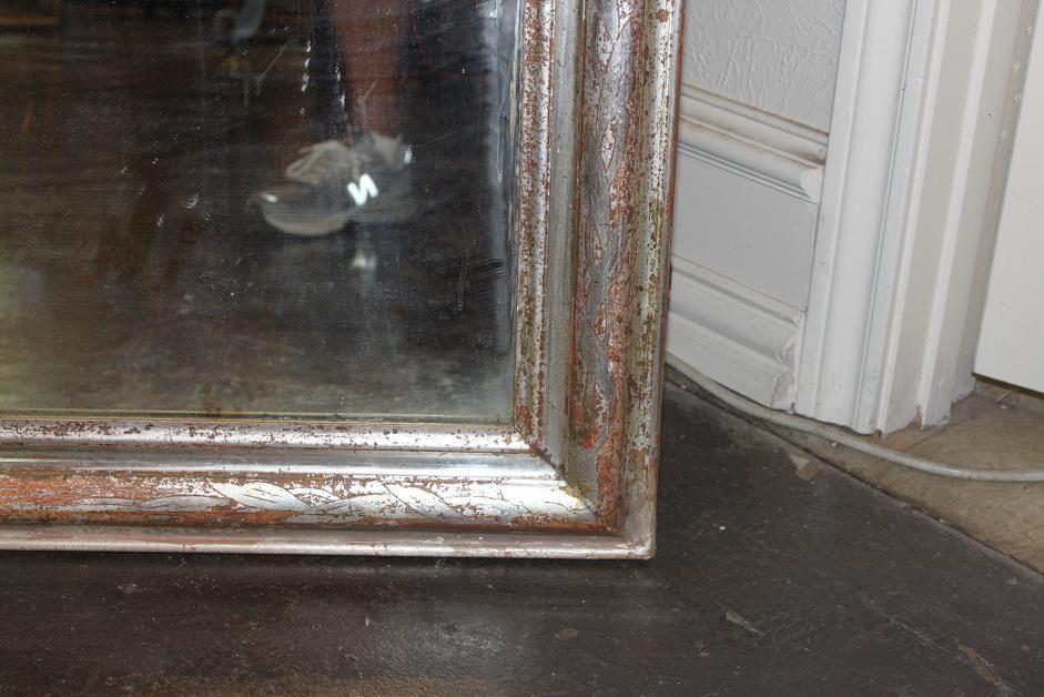 Silver Louis Philippe Mirror