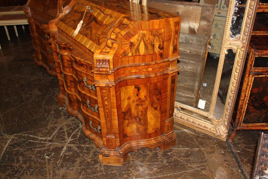 Italian Burl Walnut Bureau