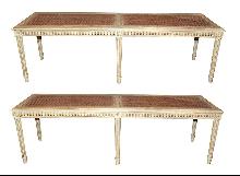 Pair Louis XVI Benches