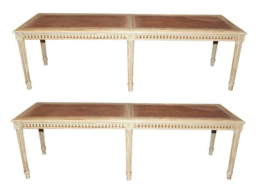 Pair Louis XVI Benches