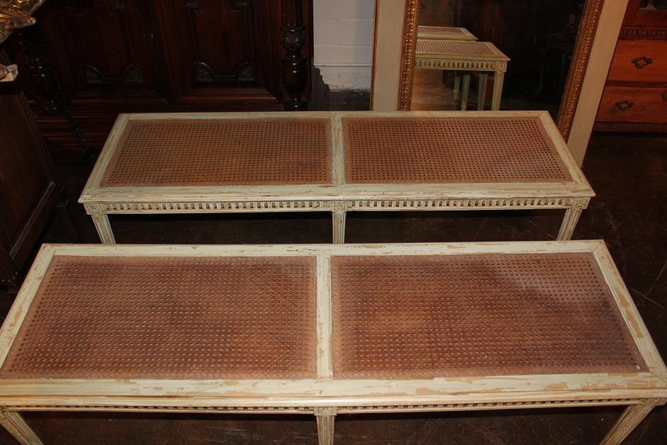 Pair Louis XVI Benches