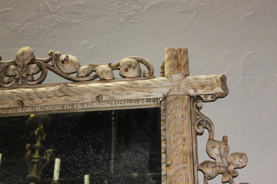Swiss Carved Mirror