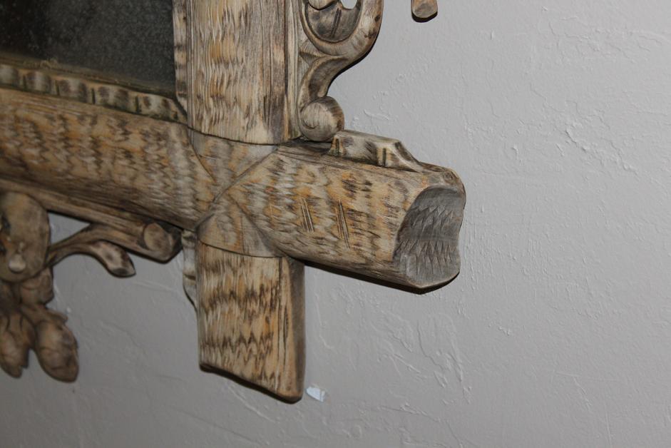 Swiss Carved Mirror