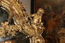 French Giltwood Cherub Mirror