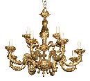 French Bronze Chandelier